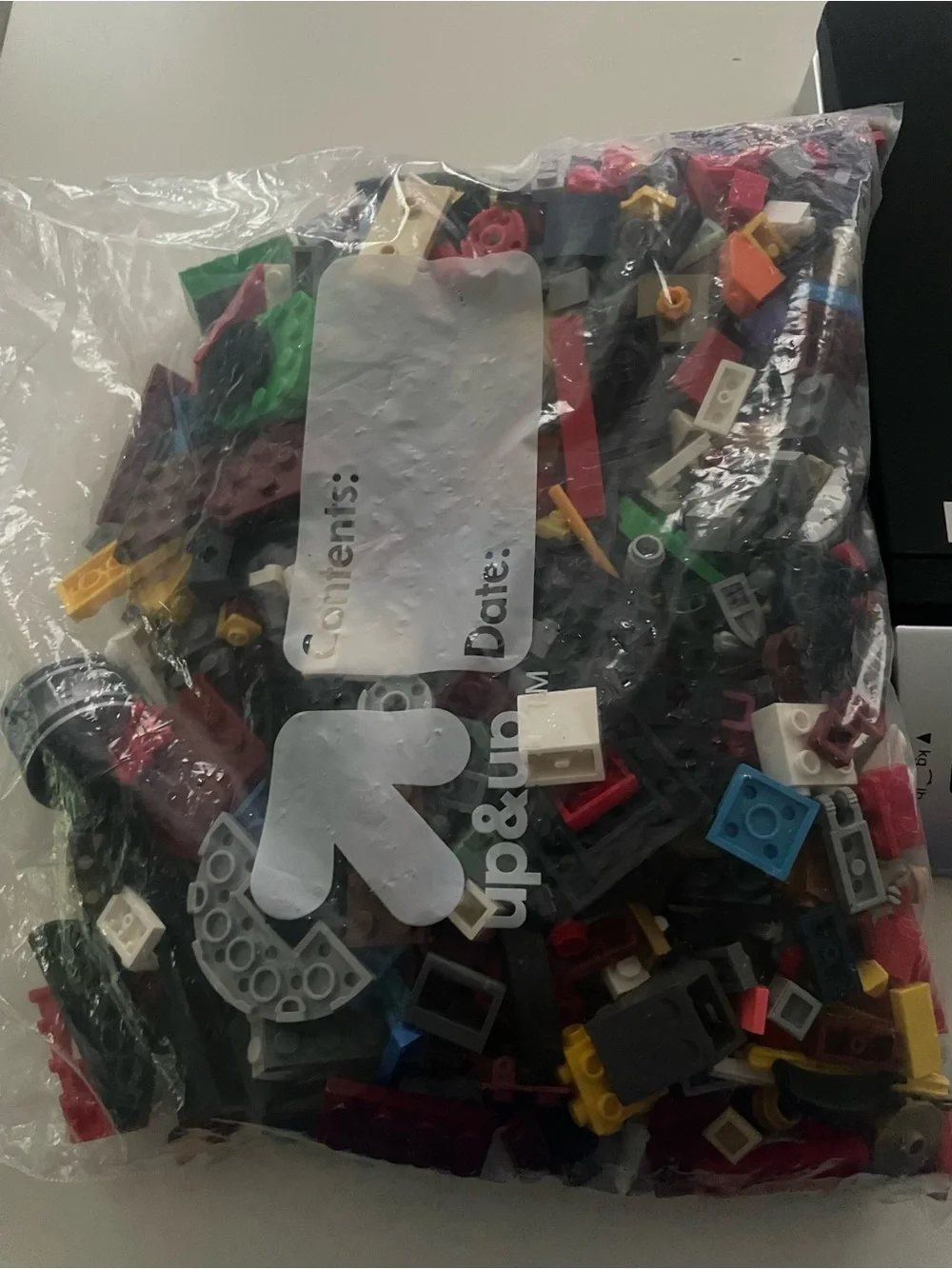 LEGO Bulk Lot Mixed Bricks & Pieces, Multicolor Plastic, Bagged, Age 4+